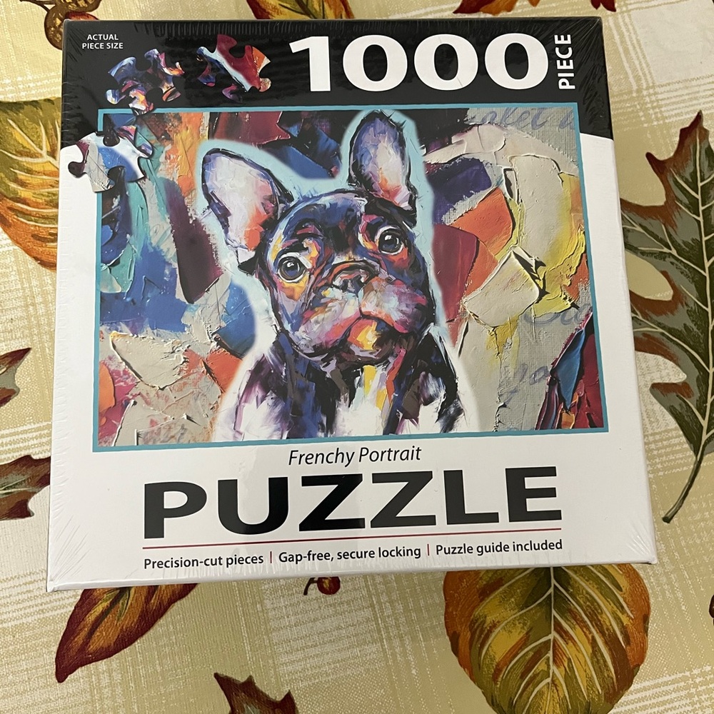 Colorful French Bulldog Puzzle - 1000 Pieces